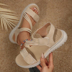 Aura Comfortable Walking Sandals - Khaki