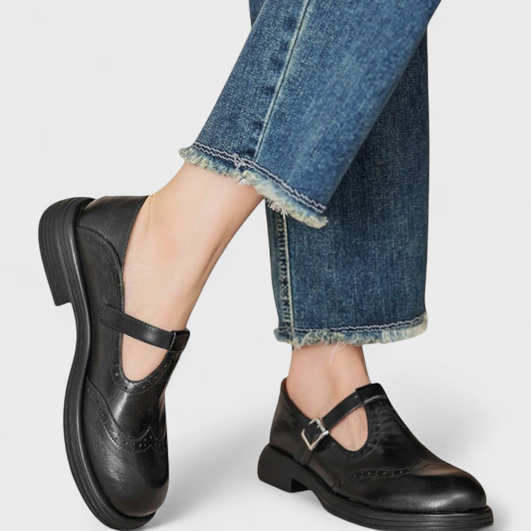 Stylish outfit featuring comfortable women's heels, perfectly paired for a professional yet chic ensemble.